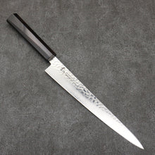  Sakai Takayuki VG10 33 Layer Damascus Sujihiki  240mm Ebony(6 sided teardrop) Handle - Seisuke Knife