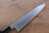Jikko Honyaki White Steel No.3 Kasumitogi Gyuto 240mm Ebony Wood Handle - Seisuke Knife