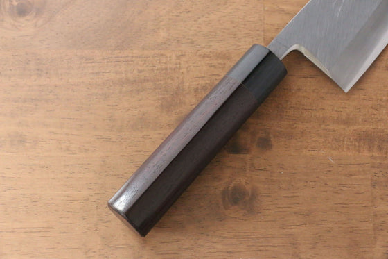 Jikko Silver Steel No.3 Deba 180mm with Shitan Handle - Seisuke Knife