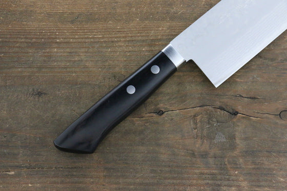Kunihira Sairyu VG10 Damascus Nakiri 165mm Pakka wood Handle - Seisuke Knife