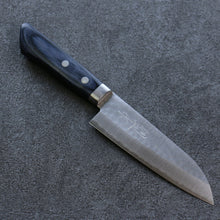  Kunihira Kokuryu VG10 Hammered Small Santoku 130mm Blue Pakka wood Handle - Seisuke Knife