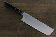  Kunihira Sairyu VG10 Damascus Usuba 165mm with Black Pakkawood Handle - Seisuke Knife