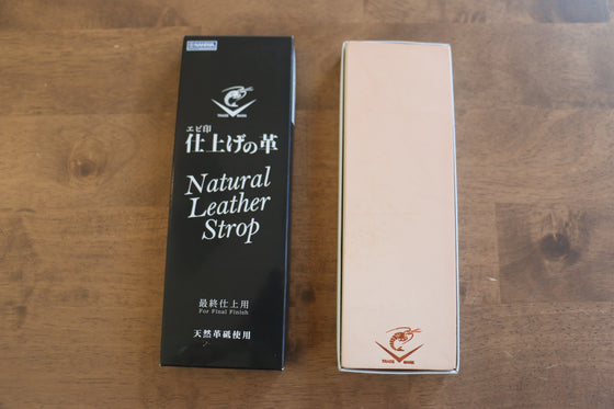 Naniwa Leather Natural Leather Strop - Seisuke Knife
