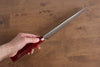 Kei Kobayashi SG2 Damascus Gyuto 210mm Red Lacquered Handle - Seisuke Knife