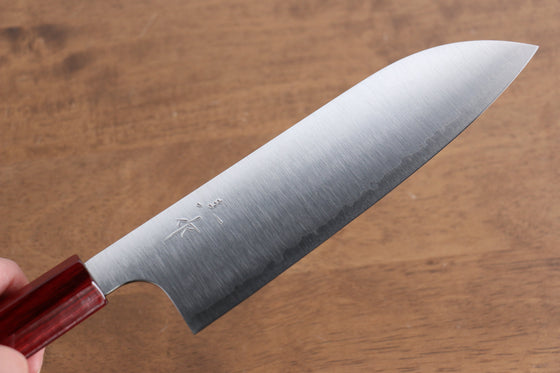 Kei Kobayashi SG2 Santoku 170mm with Red Lacquered Handle - Seisuke Knife