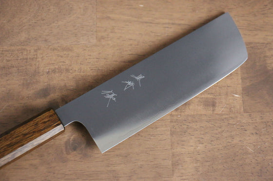 Yu Kurosaki Gekko HAP40 Nakiri 165mm with with Oak Handle - Seisuke Knife