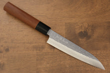  Makoto Kurosaki VG10 Hammered(Maru) Damascus Petty-Utility 135mm Morado Handle - Seisuke Knife