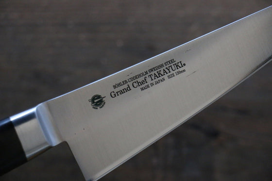 Sakai Takayuki Grand Chef Swedish Steel-stn Honesuki Boning  150mm - Seisuke Knife