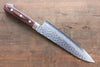 Seisuke VG10 17 Layer Damascus Gyuto 180mm Mahogany Handle - Seisuke Knife