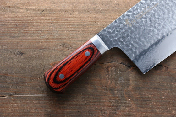 Sakai Takayuki VG10 33 Layer Damascus Chinese Cleaver Kitchen Knife 195mm - Seisuke Knife
