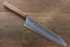 Yu Kurosaki Raijin Cobalt Special Steel Hammered Gyuto 240mm Walnut Handle - Seisuke Knife