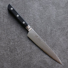  Seisuke VG5 Hammered Kasumitogi Petty-Utility 150mm Black Pakka wood Handle - Seisuke Knife