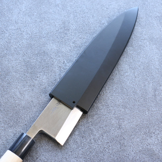 Black Magnolia Sheath for 195mm Deba with Plywood pin 金子 - Seisuke Knife