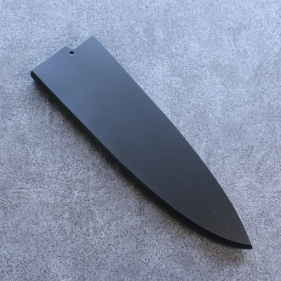 Black Magnolia Sheath for 225mm Deba with Plywood pin 金子 - Seisuke Knife