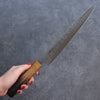 Seisuke SLD Washiji Sujihiki 240mm Burnt Oak Handle - Seisuke Knife