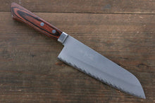  Kunihira VG1 Nashiji Santoku 170mm with Mahogany Handle - Seisuke Knife
