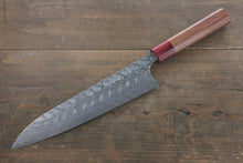  Yoshimi Kato SG2 Damascus Gyuto Japanese Chef Knife 210mm with Honduras Handle - Seisuke Knife