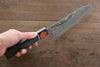 Shigeki Tanaka SG2 Black Damascus Santoku Japanese Chef Knife 165mm - Seisuke Knife