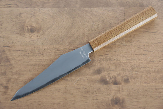 Jikko Fujisan Blue Steel No.2 Petty-Utility 135mm with Oak Handle - Seisuke Knife