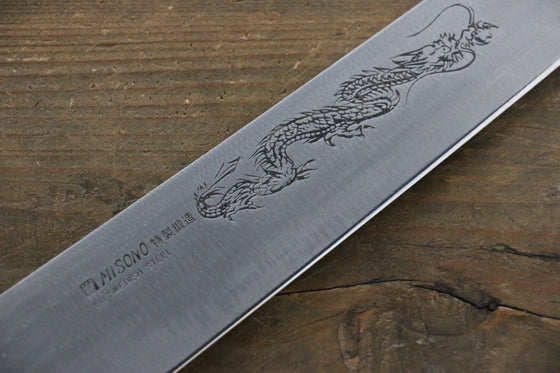 Misono Swedish Steel Sujihiki Dragon Engraving - Seisuke Knife