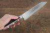 Jikko VG10 17 Layer Kiritsuke Santoku 170mm Mahogany Handle - Seisuke Knife