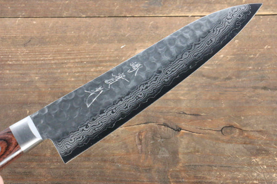 Jikko VG10 17 Layer Gyuto 180mm with Mahogany Handle - Seisuke Knife