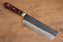  Yoshimi Kato Blue Super Clad Kurouchi Nakiri Japanese Chef Knife 170mm - Seisuke Knife