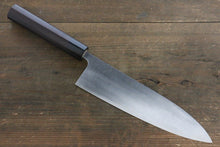  Ogata White Steel No.2 Damascus Gyuto 210mm with Shitan Handle - Seisuke Knife