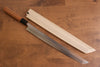 Tessen by Tanaka Tamahagane Sakimaru Yanagiba 315mm Wild Cherry Handle with Sheath - Seisuke Knife
