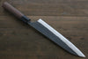 Yu Kurosaki Blue Super Clad Hammered Kurouchi Gyuto Japanese Chef Knife 210mm - Seisuke Knife
