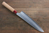 Makoto Kurosaki Ryusei Blue Super Nashiji Gyuto 240mm with American Cherry Handle - Seisuke Knife