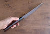Makoto Kurosaki VG10 Maru Hammered Damascus Gyuto 210mm with Shitan Handle - Seisuke Knife