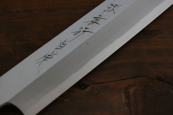Sakai Takayuki Byakko (White Tiger) White Steel No.1 Yanagiba Slicer Japanese Sushi Chef Knife - Seisuke Knife