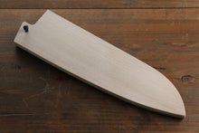 Magnolia Saya Sheath for Santoku Knife with Plywood Pin 180mm - Seisuke Knife