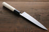 Shigeki Tanaka Blue Steel No.2 17 Layer Damascus Japanese Petty Knife 150mm with Magnolia Handle & Water Buffalo Ferrule - Seisuke Knife