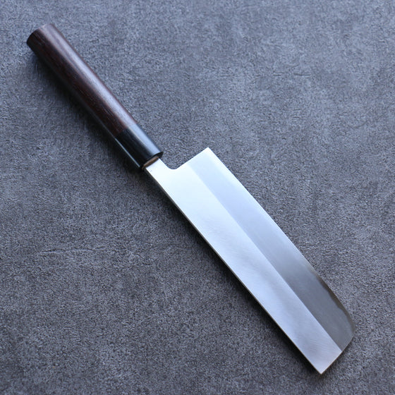 Seisuke White Steel Kasumitogi Nakiri 180mm Rosewood Handle - Seisuke Knife