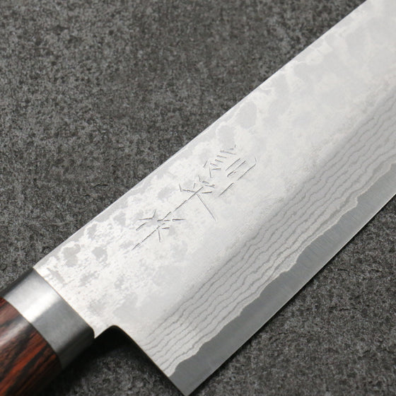 Kunihira Sairyu VG10 Damascus Gyuto180mm Mahogany Handle - Seisuke Knife