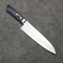  Kunihira Sairyu VG10 Damascus Gyuto180mm Navy blue Pakka wood Handle - Seisuke Knife