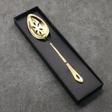  Gestura Gold Metal Strainer Spoon 235mm - Seisuke Knife