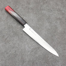  Sakai Takayuki Rinnou VG10 33 Layer Damascus Petty-Utility Japanese Knife 180mm Red Lacquered Handle - Seisuke Knife