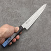 Sakai Takayuki Rinnou VG10 33 Layer Damascus Petty-Utility180mm Blue Lacquered Handle - Seisuke Knife
