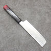 Sakai Takayuki Rinnou VG10 33 Layer Damascus Nakiri160mm Red Lacquered Handle - Seisuke Knife