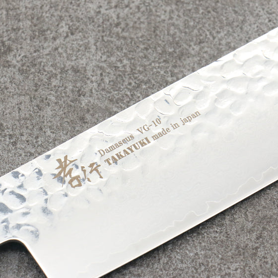 Sakai Takayuki Rinnou VG10 33 Layer Damascus Nakiri160mm Blue Lacquered Handle - Seisuke Knife