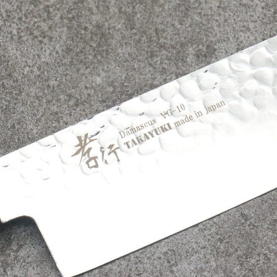 Sakai Takayuki VG10 33 Layer Damascus Nakiri170mm Mountain cherry (12 sided) Handle - Seisuke Knife