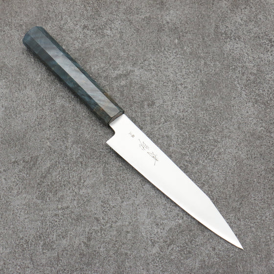 Seisuke Silver Steel No.3 Kiritsuke Petty-Utility 150mm Stabilized Wood Handle - Seisuke Knife