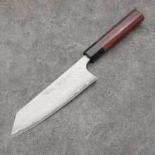  Nao Yamamoto VG10 Black Damascus Bunka165mm Shitan Handle - Seisuke Knife