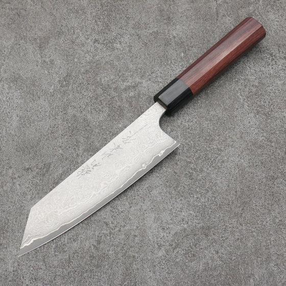 Nao Yamamoto VG10 Black Damascus Bunka165mm Shitan Handle - Seisuke Knife