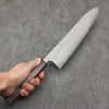Nao Yamamoto VG10 Black Damascus Gyuto240mm Shitan Handle - Seisuke Knife