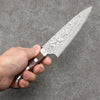 Takeshi Saji SG2 Black Damascus Gyuto150mm Ironwood Handle - Seisuke Knife