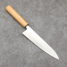  Seisuke Silver Steel No.3 Migaki Polish Finish Gyuto Japanese Knife 180mm White Oak Handle - Seisuke Knife